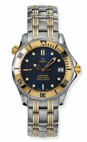 Omega Seamaster Diver 300M Quartz 36.25 Stainless Steel / Yellow Gold / Blue / Bracelet 2362.80.00 (23628000)